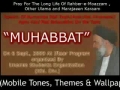 -- MUHABBAT -- Agha Bahauddini - 6 Sept-09 - Persian with Urdu Translation